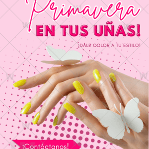 Diseño de Anuncios de Meta Ads para uñas