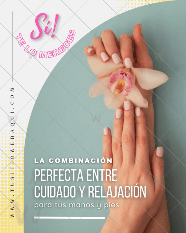 Anuncio publicitario para manicuristas