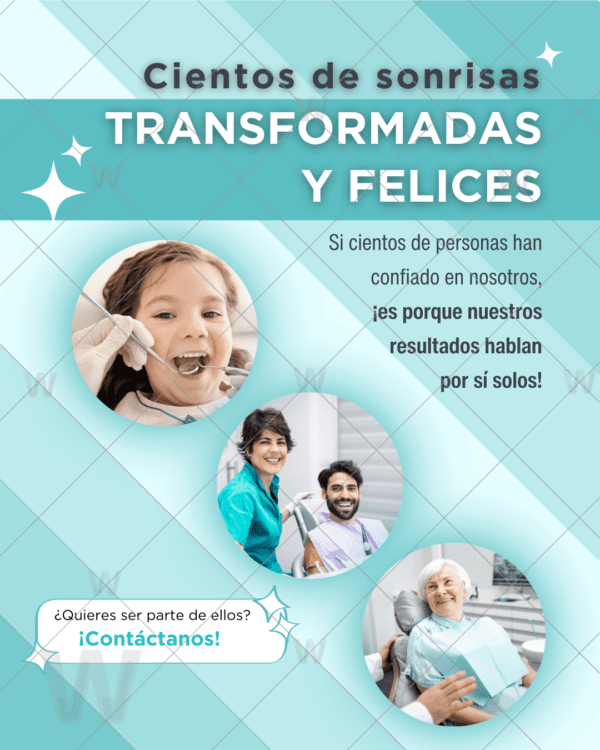 Diseños Canva para negocios Dentales